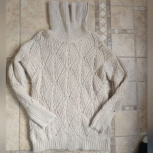 a new day Textured Cream Turtleneck Sweater